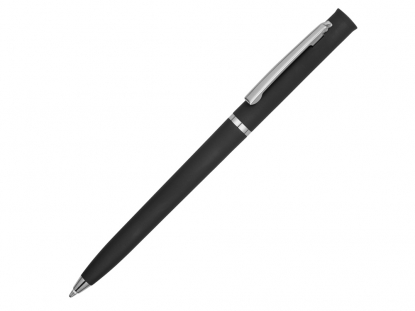 Ручка пластиковая шариковая Navi soft-touch, черная