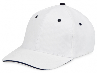 Бейсболка New Castle, белая