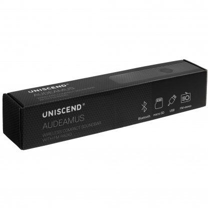 Беспроводная стереоколонка Uniscend Audeamus, коробка, другая сторона