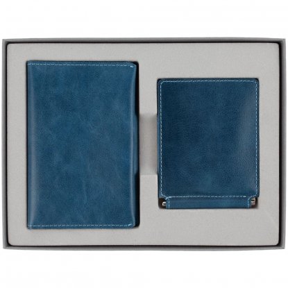 Набор Apache Billfold, синий, в коробке