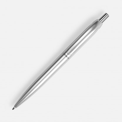 Ручка шариковая Bright Spark, серебристая