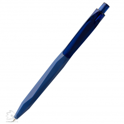 Ручка шариковая QS20 PMT-T, синяя, вид спереди