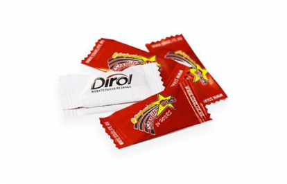 Жевательная резинка Dirol, 1,7 г, с логотипом вашей компании