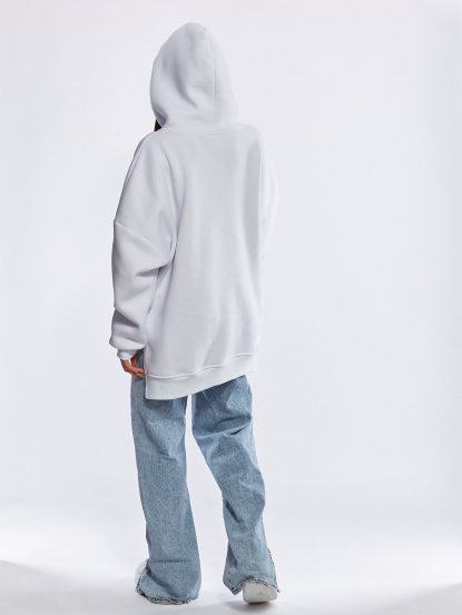 Худи унисекс оверсайз BB Vancouver, белый