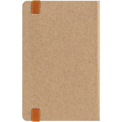 Ежедневник Eco Write Mini, недатированный, с оранжевой резинкой