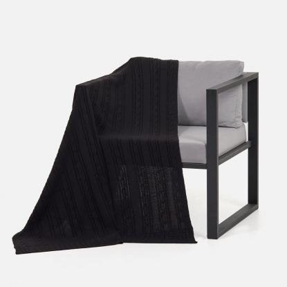 Плед Remitti, черный