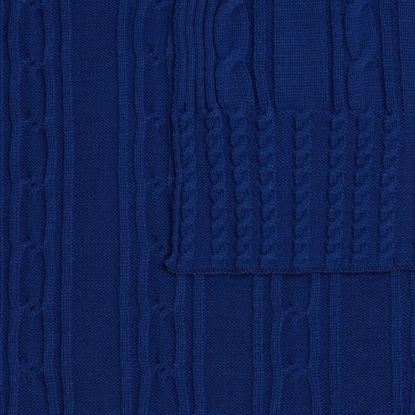 Плед Remitti, кобальт (темно-синий)