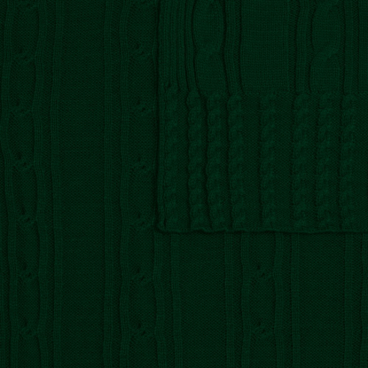 Плед Remitti, темно-зеленый