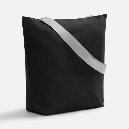 Шопер B5, черный с широкими ручками