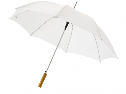 Зонт-трость Lisa, полуавтомат, белый