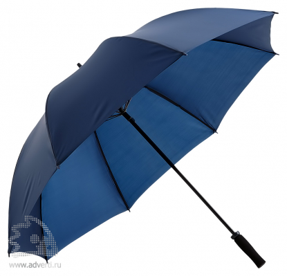 Зонт-трость Антишторм, механический, синий
