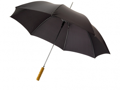 Зонт-трость Lisa, полуавтомат, черный