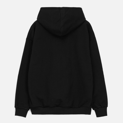 Худи оверсайз Daylero, унисекс, черное