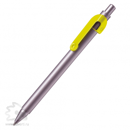 Шариковая ручка Snake BeOne, серебристо-желтая