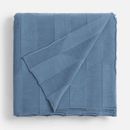 Плед Rombus, серо-синий (дымчатый)