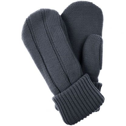 Варежки Knit Beat, графит