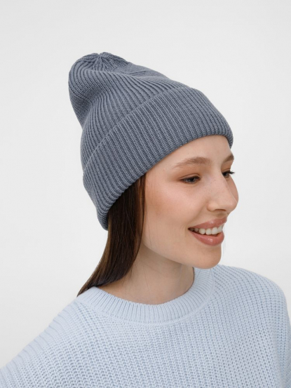 Шапка Nobilis Mono, серая (стальная)