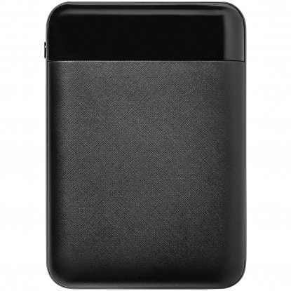 Внешний аккумулятор Uniscend Full Feel 10000 mAh с индикатором, чёрный, вид сверху