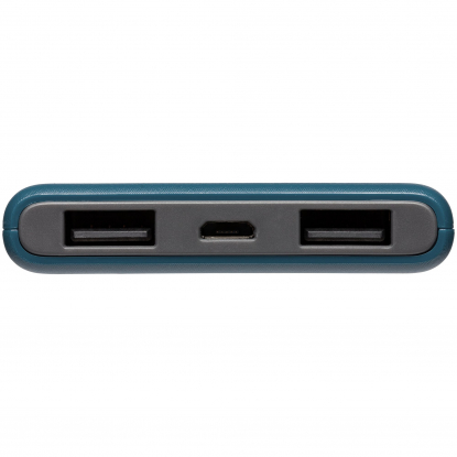 Внешний аккумулятор Uniscend Full Feel Color 5000 мАч, тёмно-синий, порты