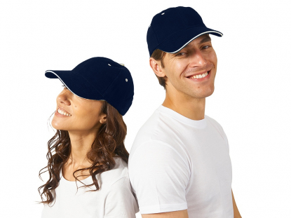 Бейсболка New Castle, темно-синяя