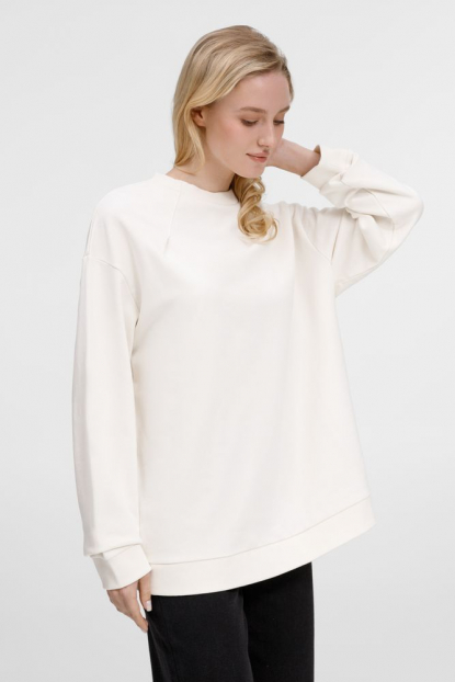 Свитшот унисекс Sinkopa, молочно-белый