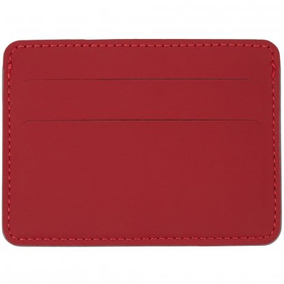 Чехол для карточек Shall Simple, красный