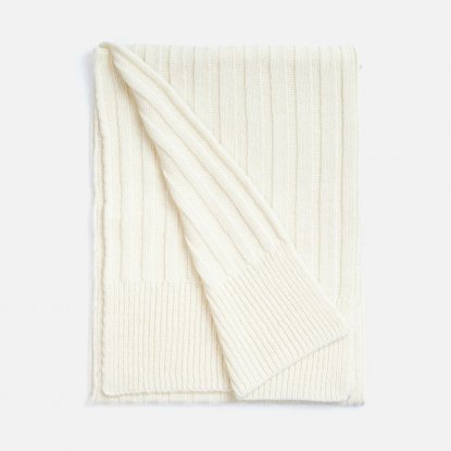 Шарф Bellish, белый (ванильный)