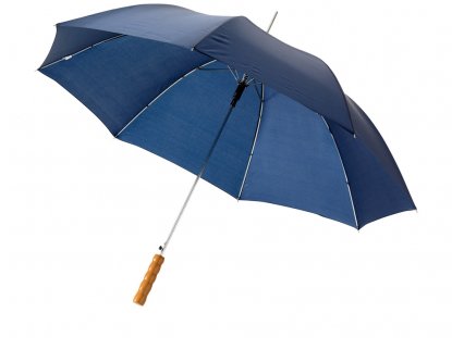Зонт-трость Lisa, полуавтомат, темно-синий