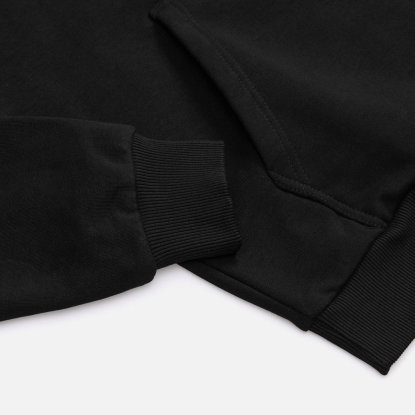 Толстовка оверсайз Sartoro, унисекс, черная