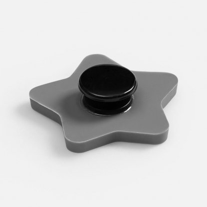 Джибитс из ПВХ Звезда, серый