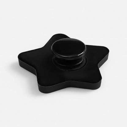 Джибитс из ПВХ Звезда, черный