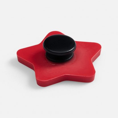 Джибитс из ПВХ Звезда, красный