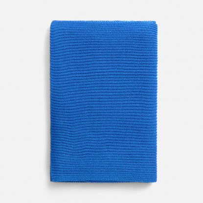 Шарф Nobilis Mono, ярко-синий