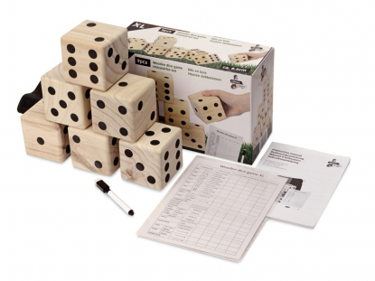 Деревянная игра в кости, XL Dice, общий вид