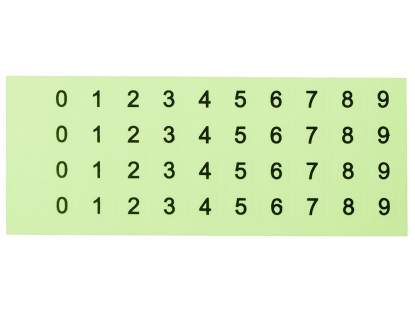 Парковочная визитка Tempark v.2 с люминесцентной подсветкой
