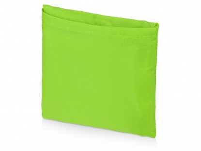 Складная сумка Reviver из переработанного пластика, зеленое яблоко, в сложенном виде