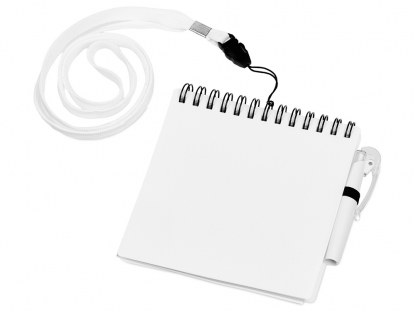 Блокнот Журналист с ручкой, А6, белый