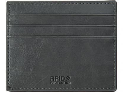 Картхолдер для 6 карт с RFID-защитой Fabrizio, серый