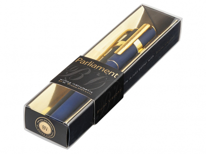 Ручка пластиковая шариковая Parliament, темно-синяя