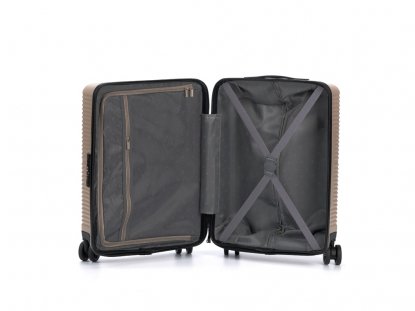 Чемодан Elton, S, бежевый