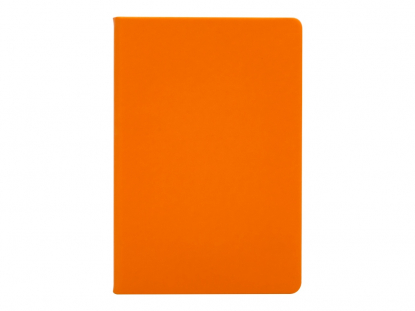 Бизнес-блокнот А5 С3 soft-touch с магнитным держателем для ручки, оранжевый
