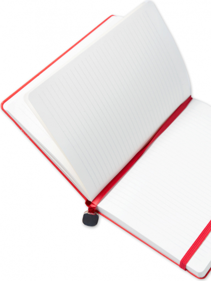 Ежедневник А5 в твердой обложке Pam, коралл