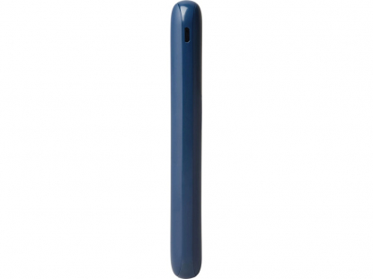 Набор из внешнего аккумулятора и универсального кабеля с подсветкой лого Reserve LED, 10000mAh, темно-синий