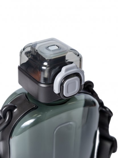 Фляга для воды с плечевым ремнем в комплекте Grey