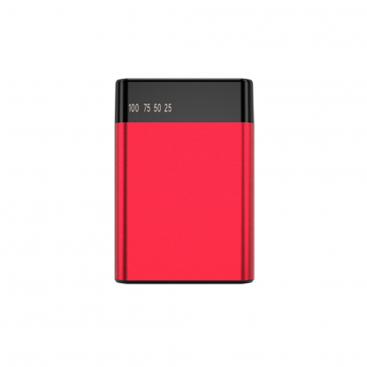 Внешний аккумулятор Apria 10000 mAh, красный, вид спереди