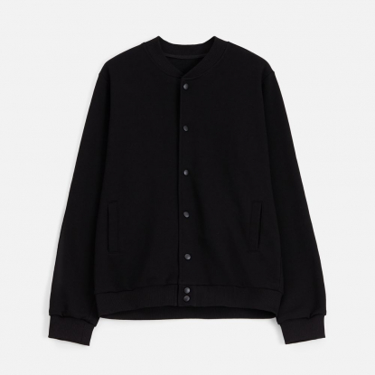 Бомбер унисекс Nuppu, черный