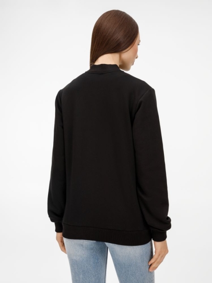 Бомбер Townie, унисекс, черный