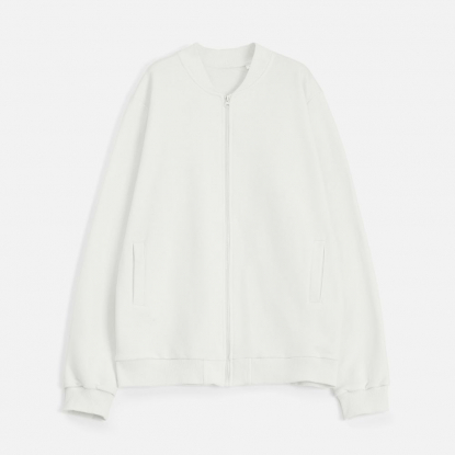 Бомбер унисекс Townie, молочно-белый
