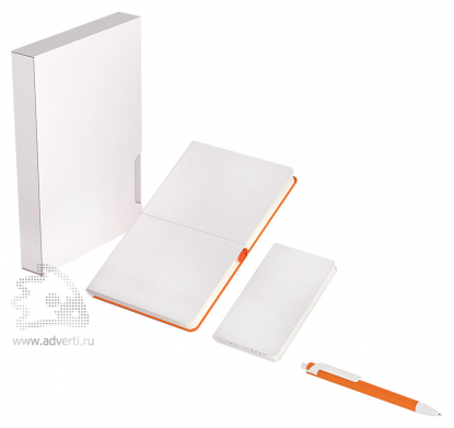 Набор POWER BOX, белый с оранжевым