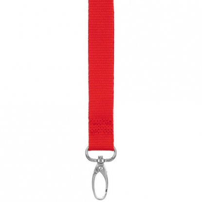 Лента для бейджа Pin, красная